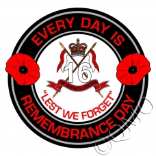 16th/5th Lancers Remembrance Day Sticker